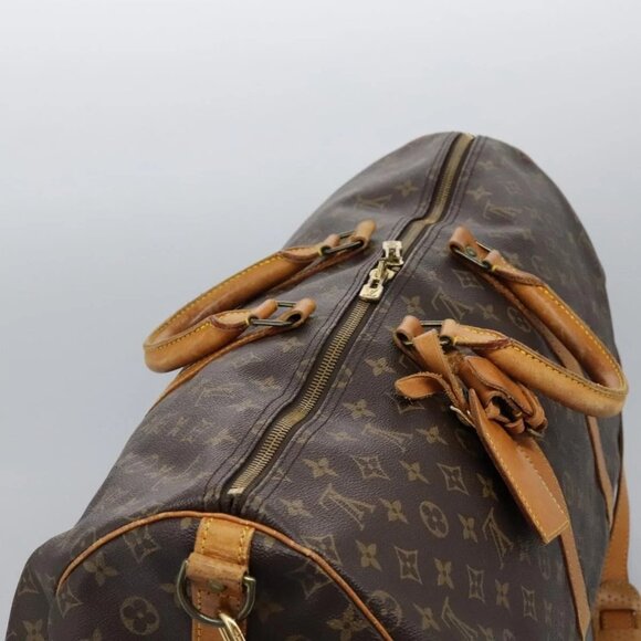 LOUIS VUITTON Monogram Keepall Bandouliere 55 Boston Bag M41414 LV Auth 108318 - Picture 6 of 15